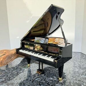 VTG Blue Ridge Designs Swing Time Dancers Piano Battery Operated Music Box WORKS